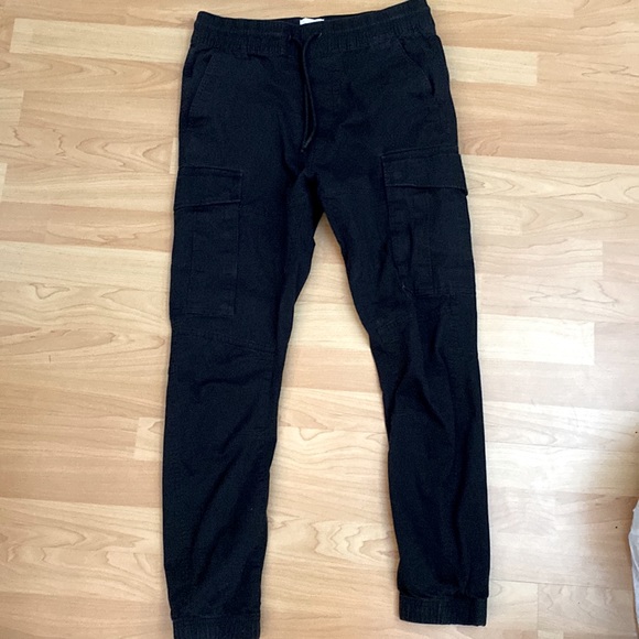 H&M Pants H And M Black Cargo Pants Poshmark